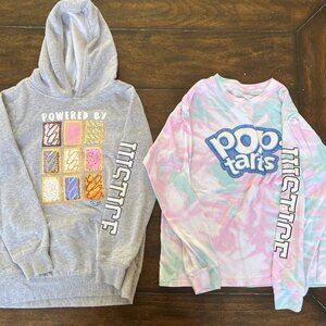 Justice Pop Tarts hoodie and raglan